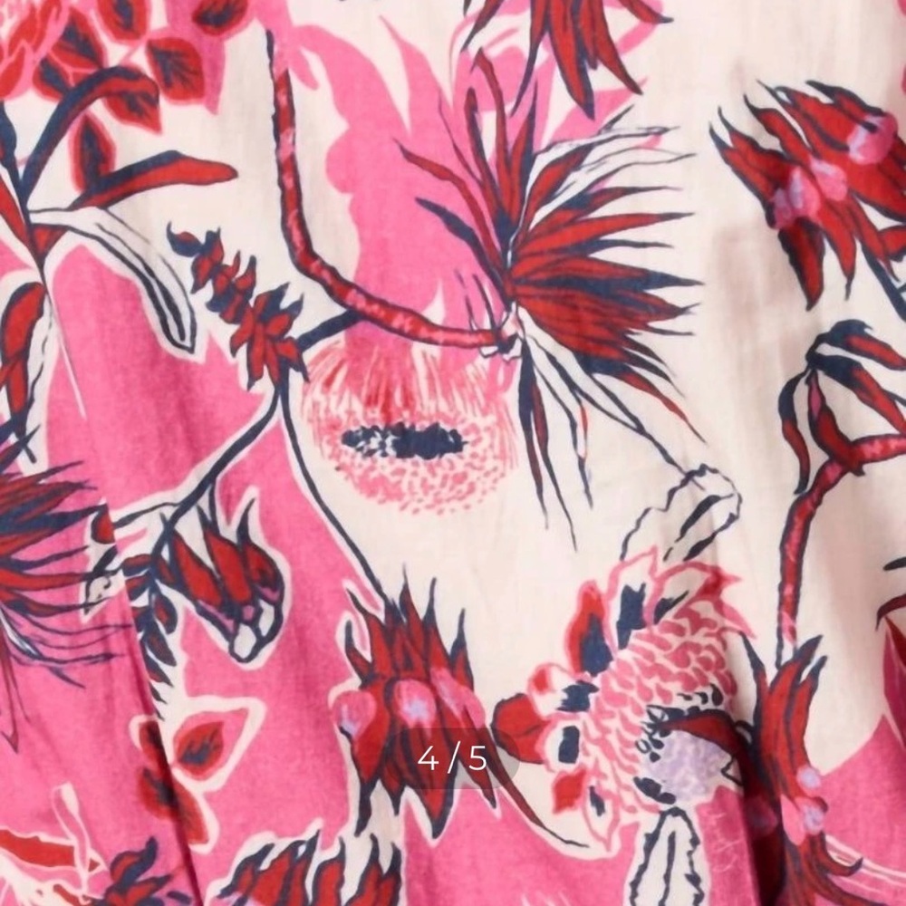 Chufy Pink Floral Long Sleeve Dress - Picture 3 of 3
